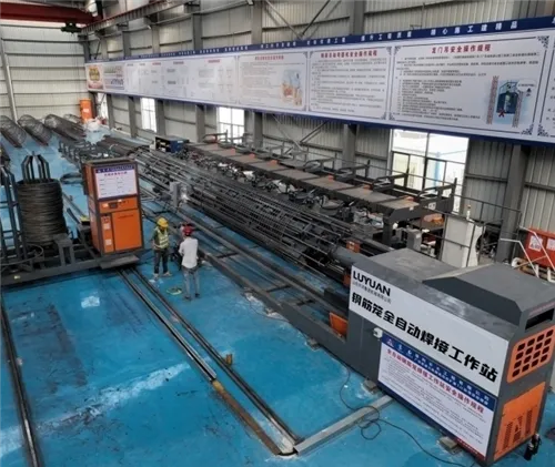 Automatski čelični kavez koji formira radnu stanicu Lyzd - GJL2500 prečnik čeličnog kaveza 700 ~ 2500 mm